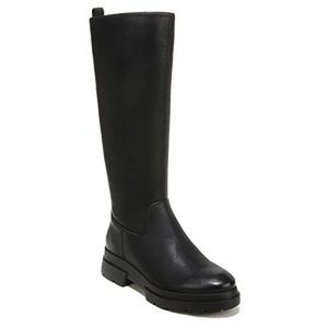Naturalizer SOUL Womens Orchid Chunky Bottom Knee High Boot Black Smooth 6.5 M